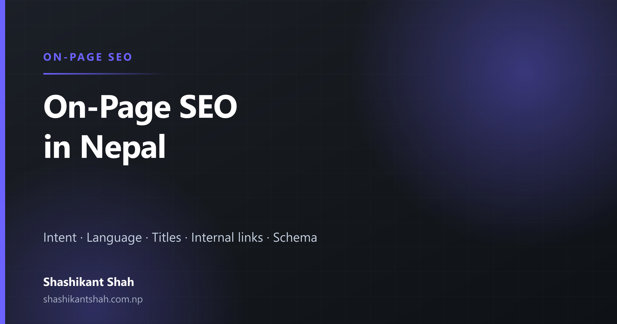 A practical SEO checklist for Nepali businesses